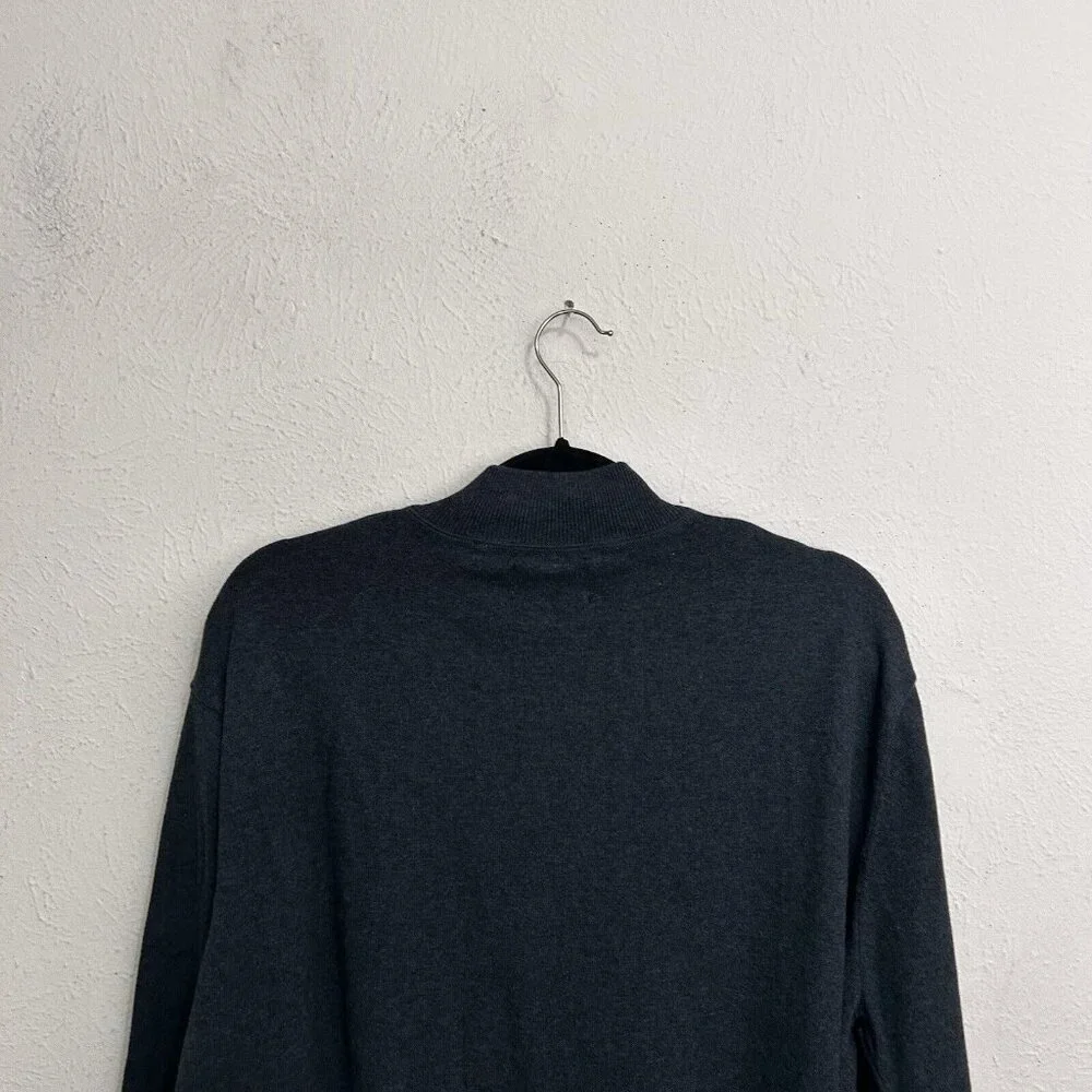 Linksoul Men's Quarter-Zip Sweater in Dark Blue